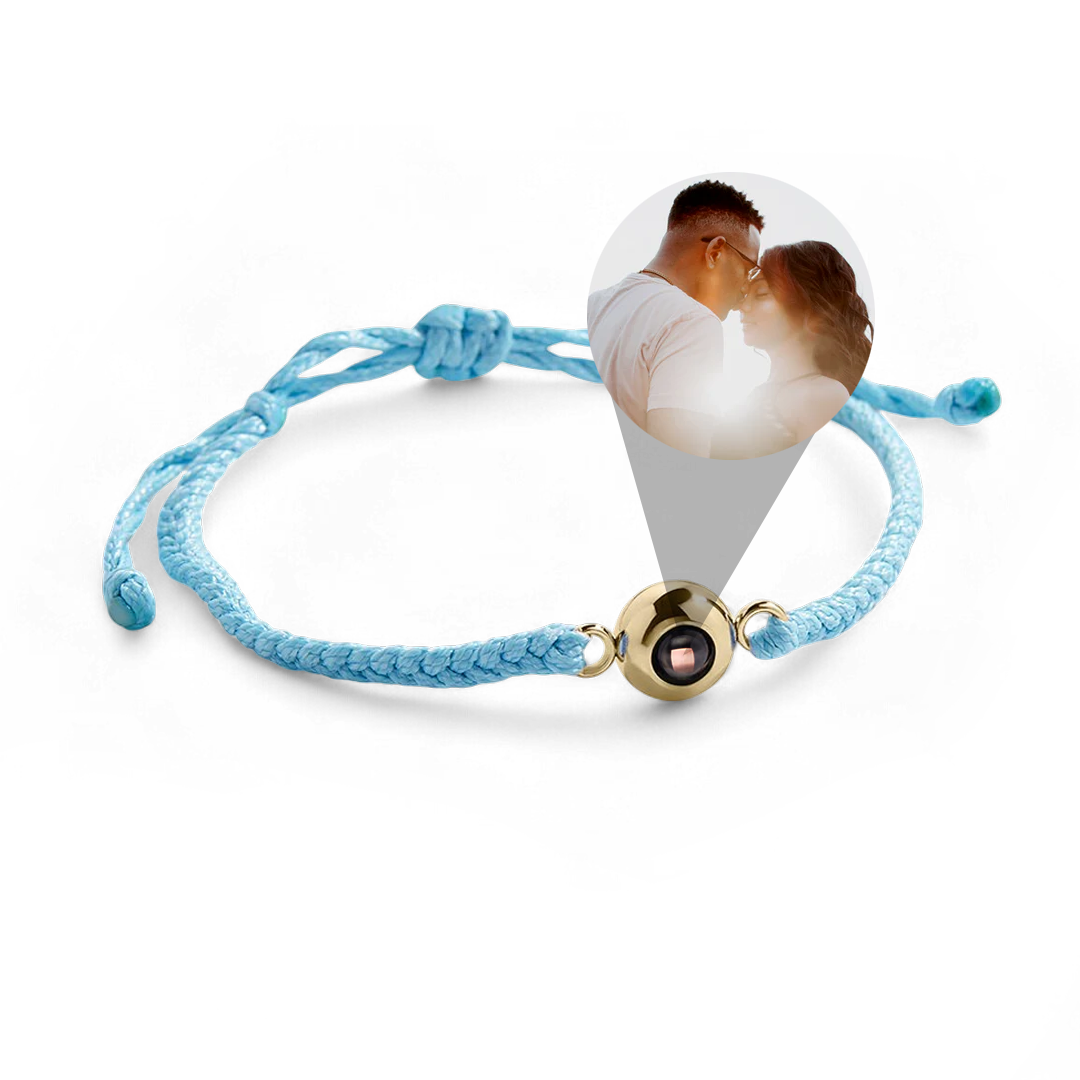 Personalisiertes verstellbares Fotoarmband