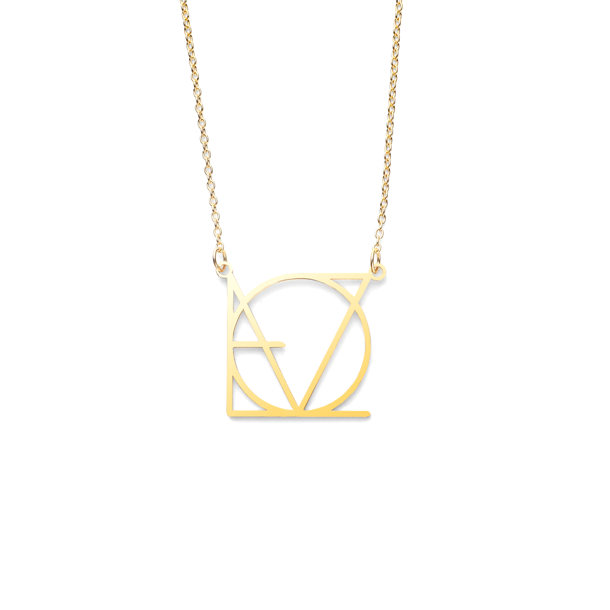 LOVE Minimalist Monogram Necklace