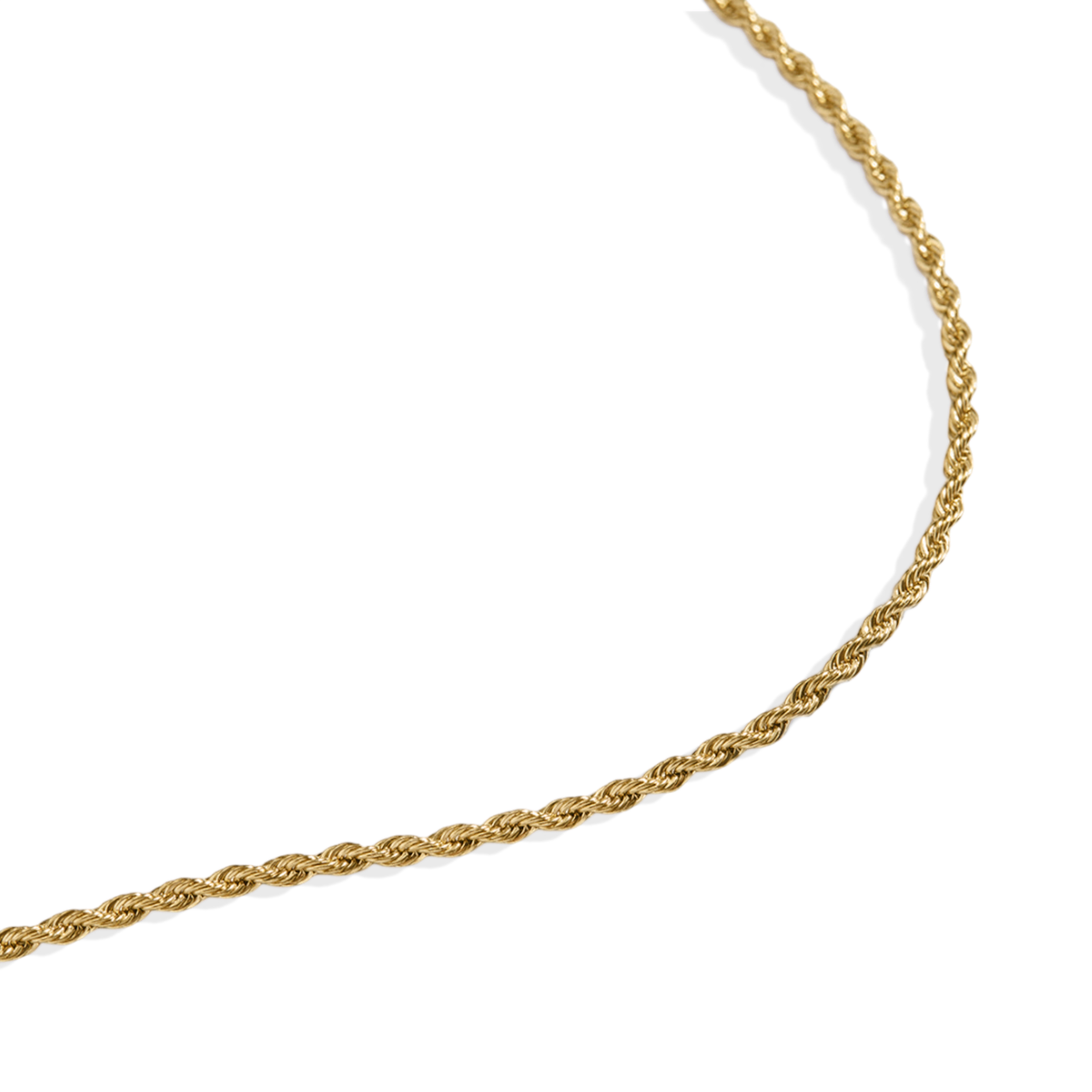 2mm Rope Chain Necklace