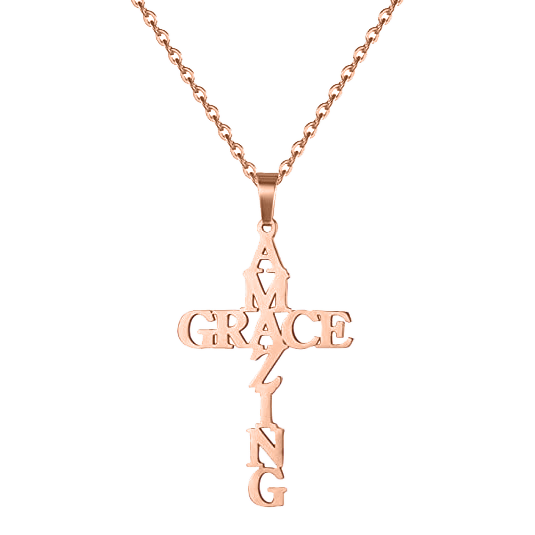 Erstaunliche Grace Cross Halskette