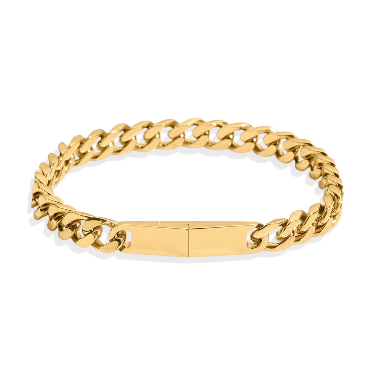 8mm Magnetic Clasp Cuban Chain Bracelet
