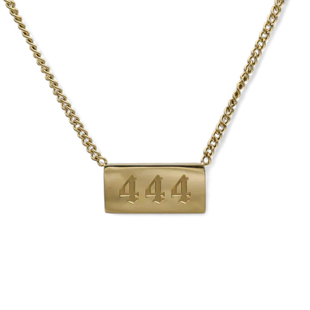 Angel Number Bar Necklace