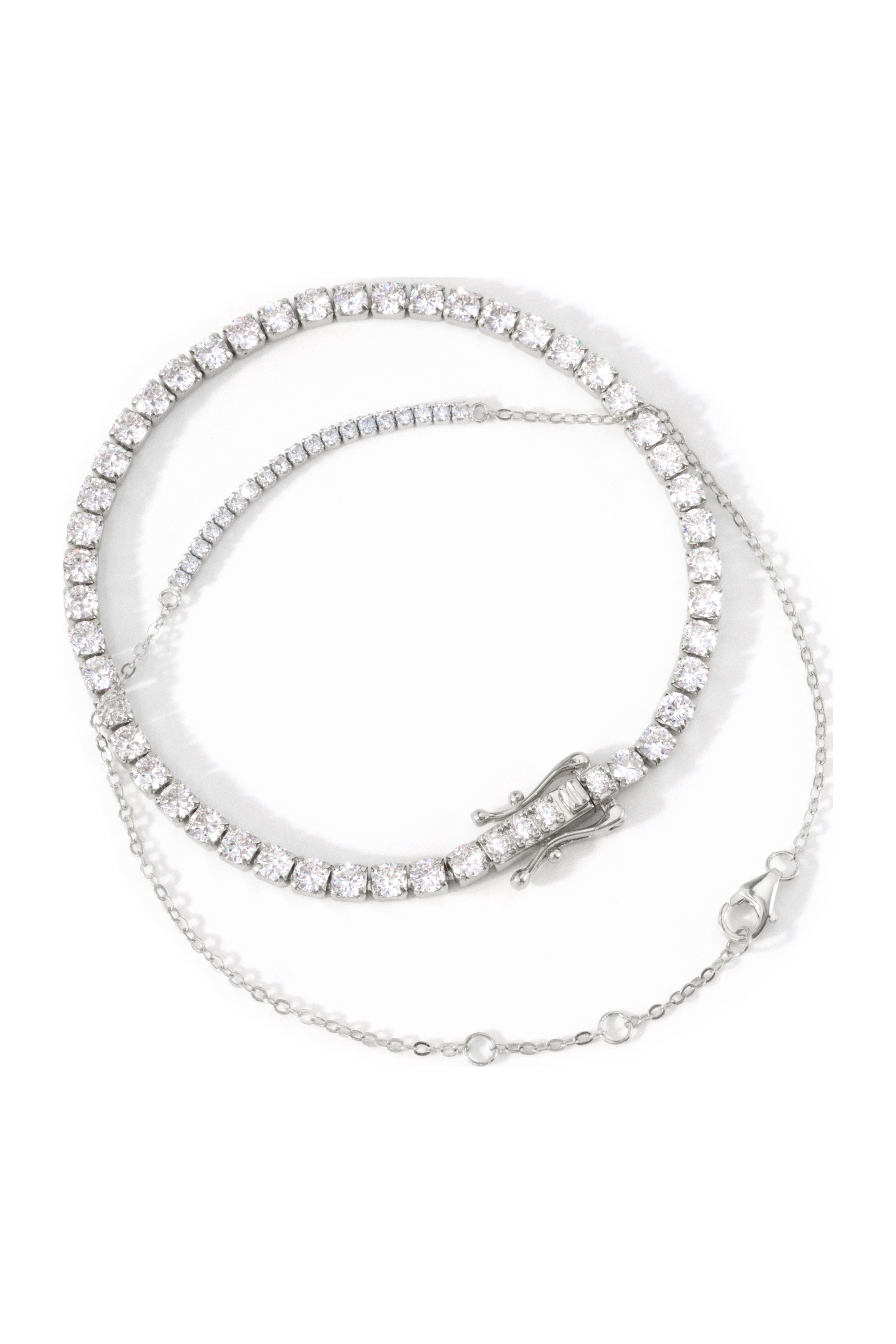 Classic Tennis & Petite Line Bracelet Stack