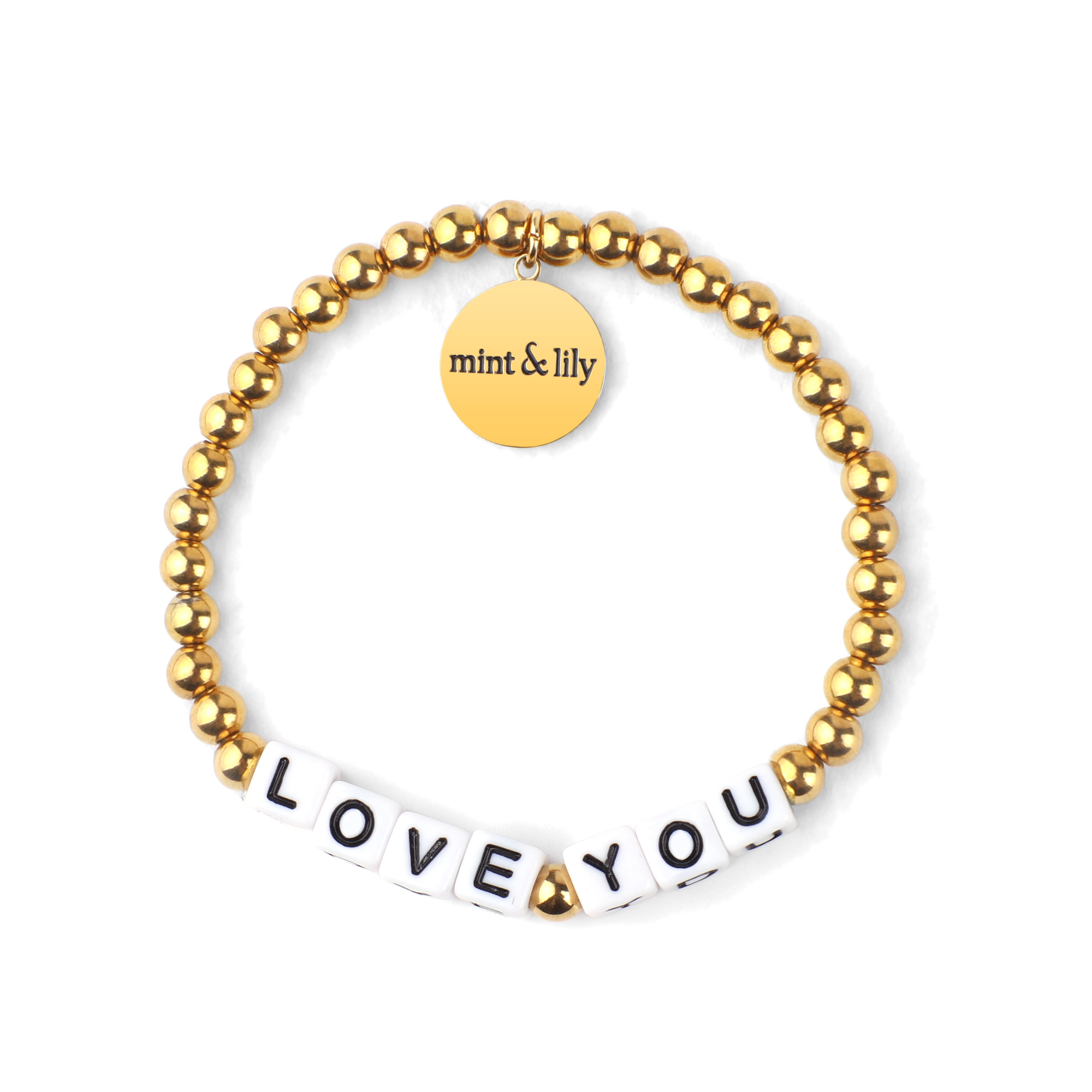 Custom Waterproof Gold Beaded Friendship Bracelet