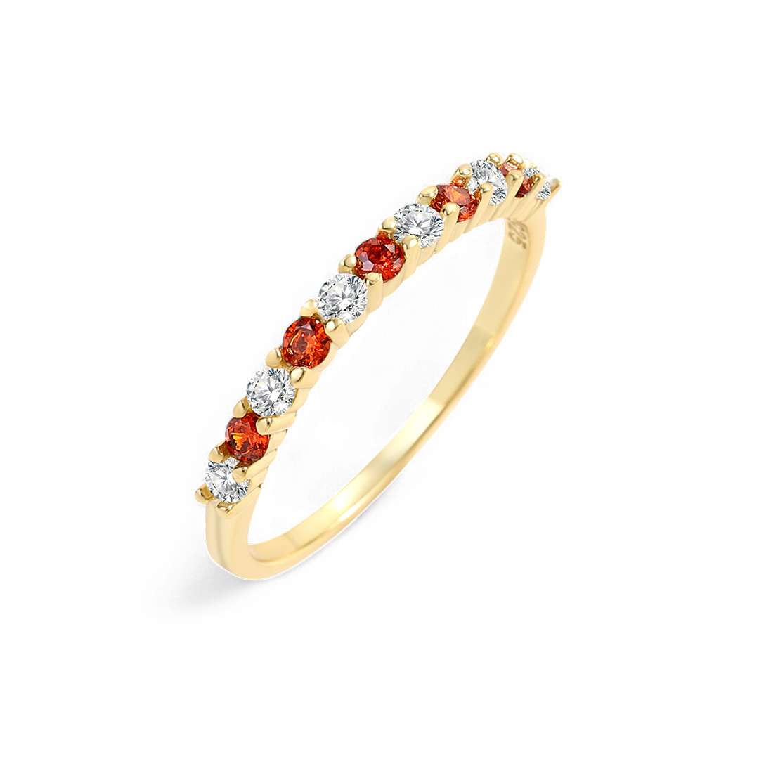 Diamond & Gemstone Stackable Ring