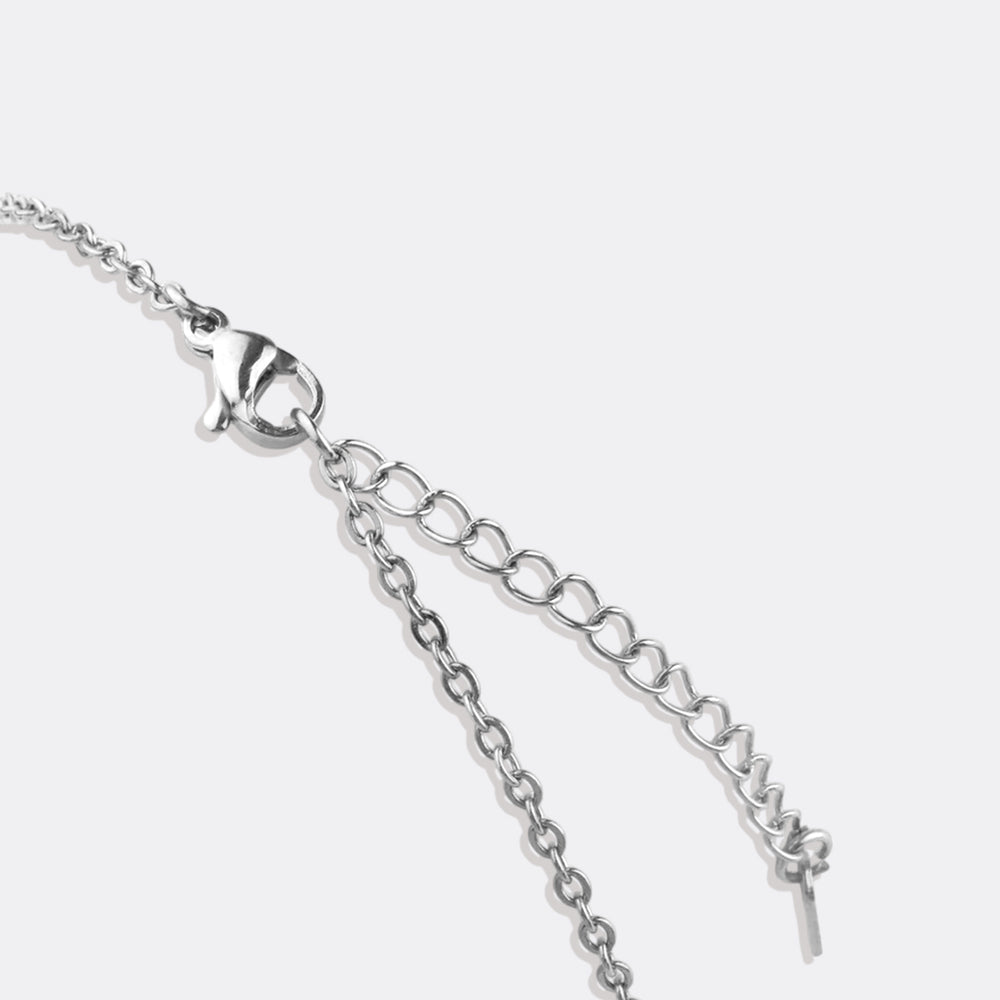 Fairy Triple Namenskette - Silver / 4 / 16" + 2"