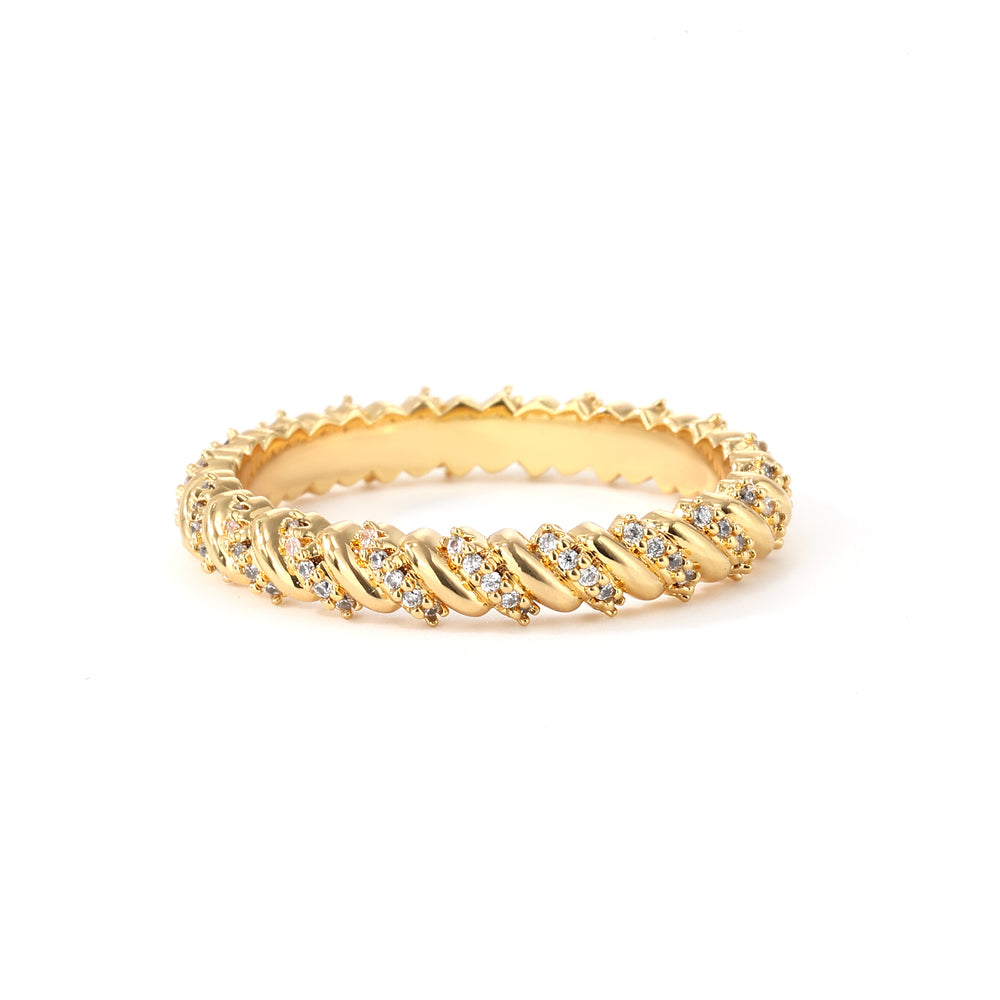 Golden Helix Ring - Gold / 5