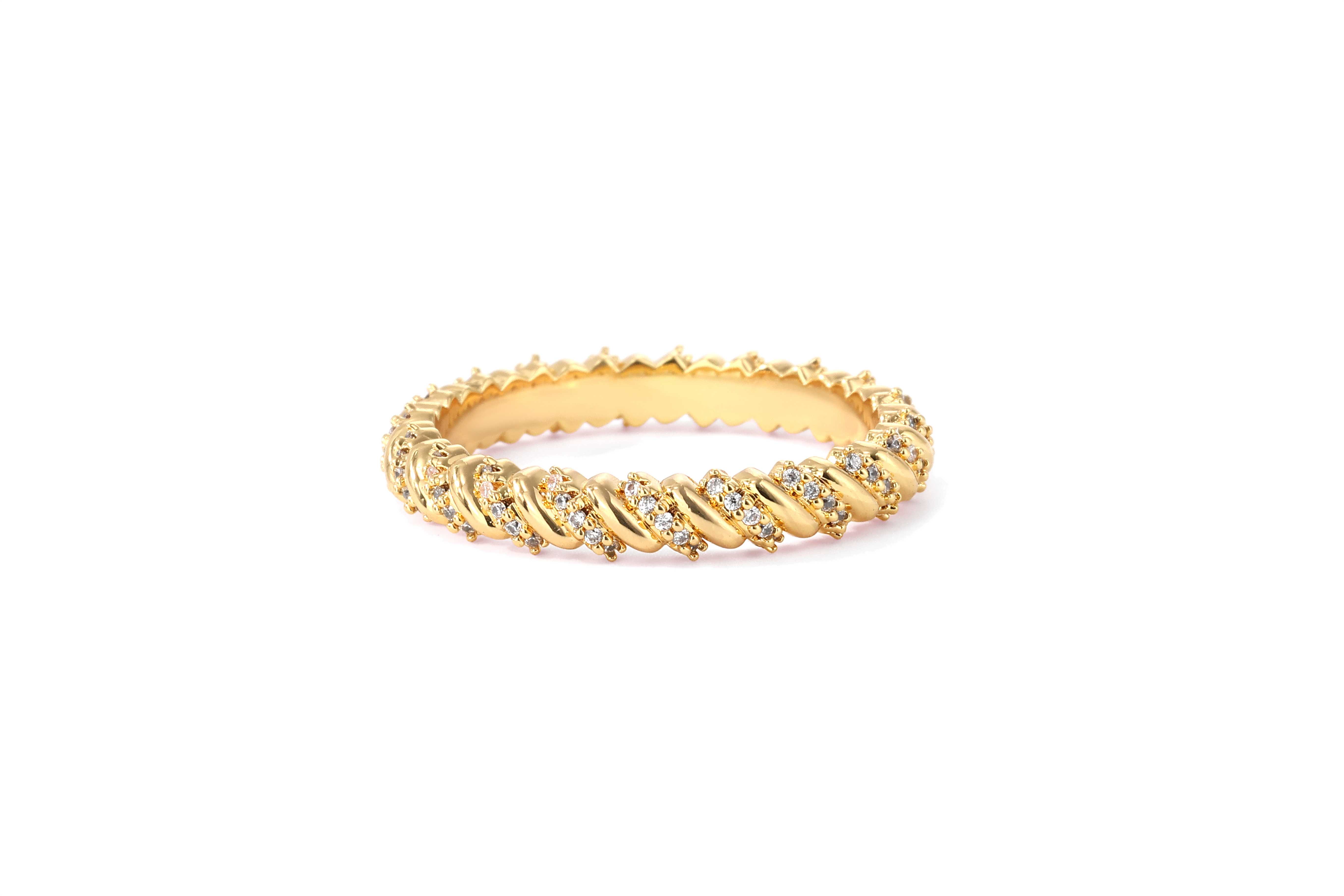 Golden Helix Ring