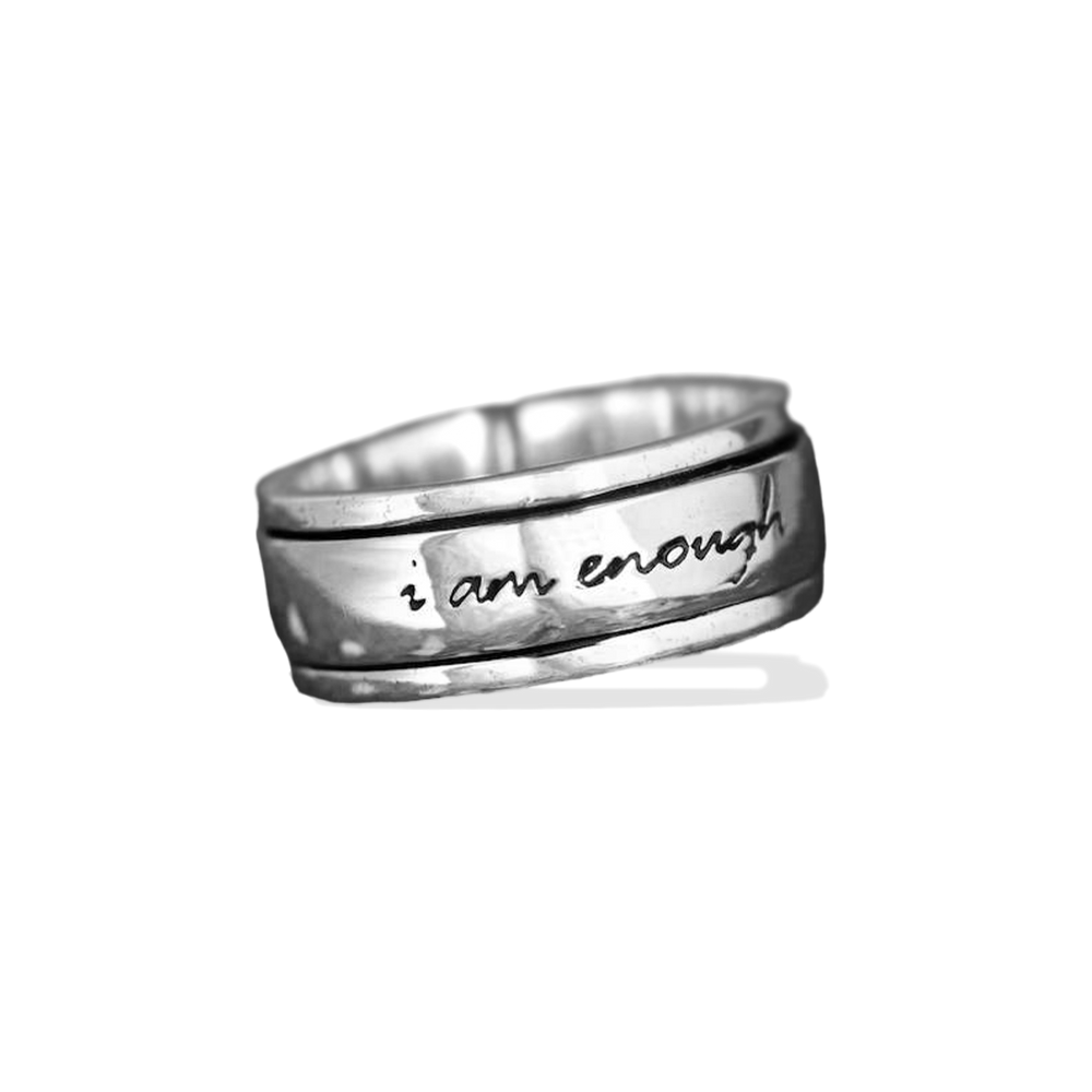 I am Enough Spinning Fidget Ring - 6