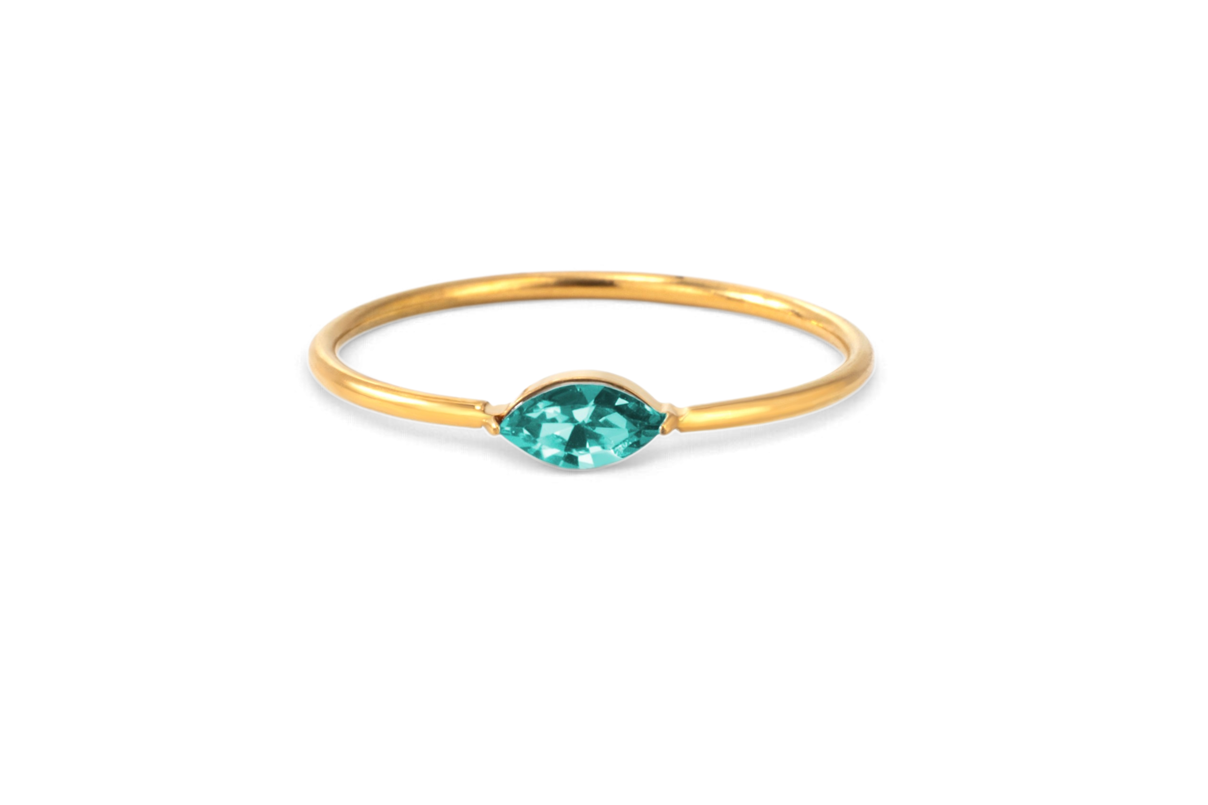 Layered Birthstone Stacking Ring