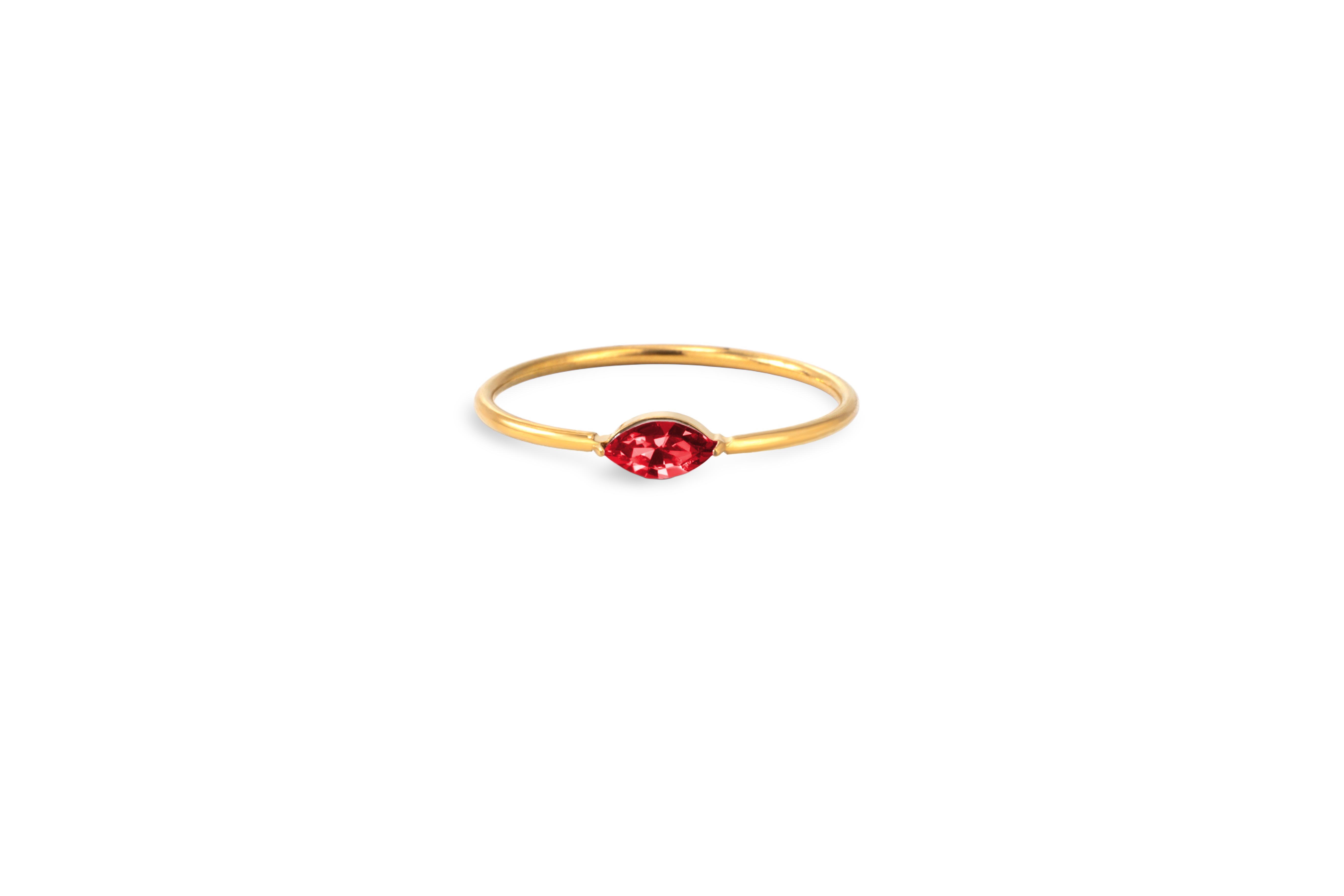 Layered Birthstone Stacking Ring