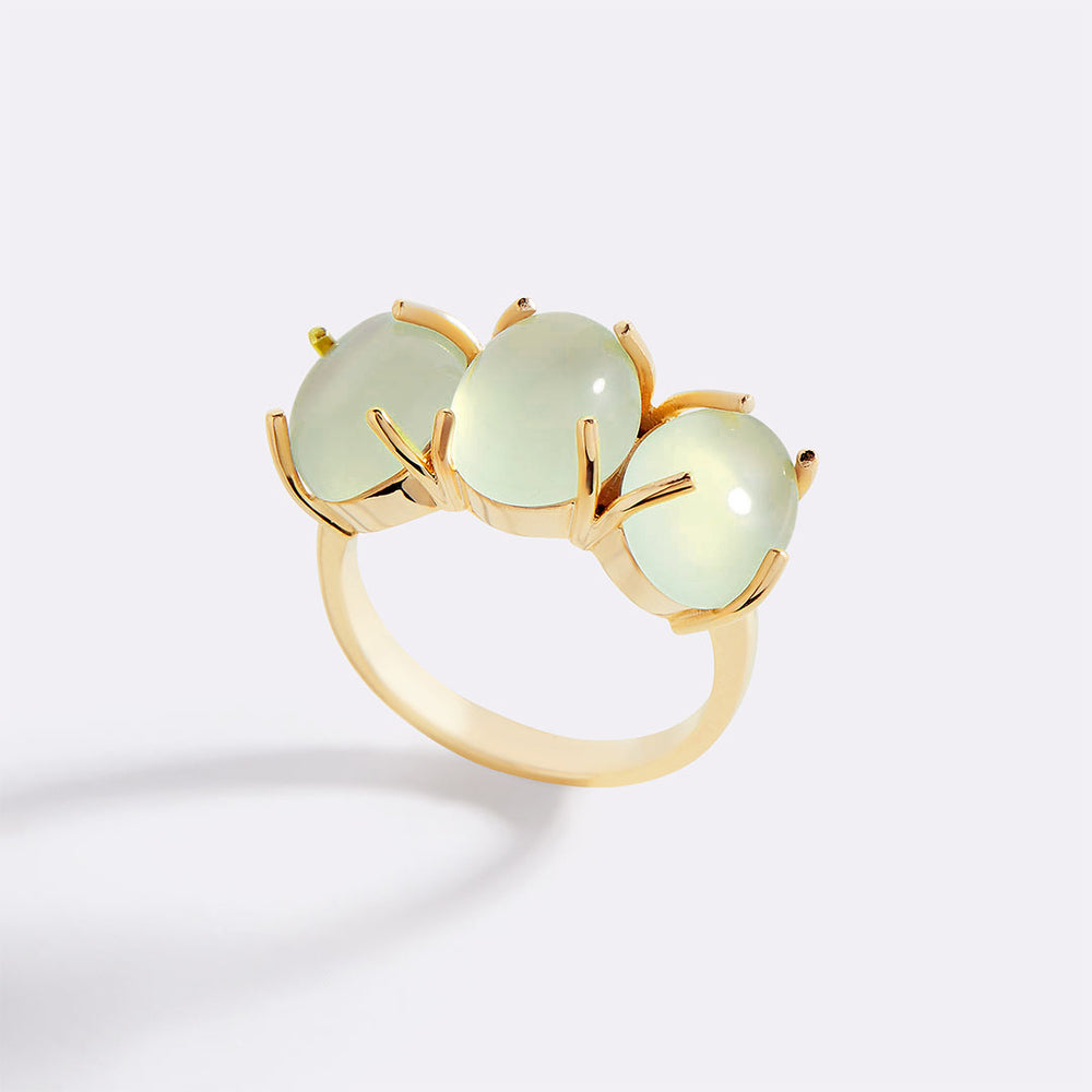 Gold Vermeil Jellybean Ring - 5