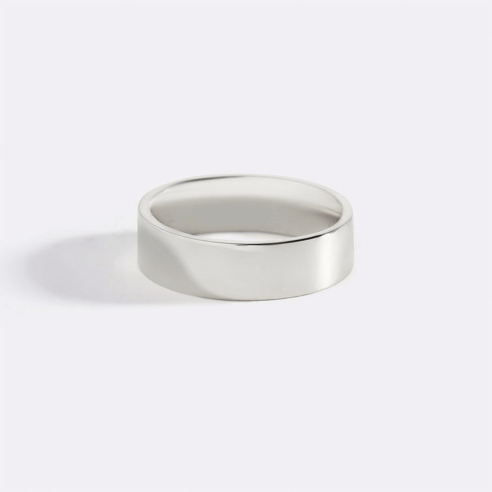 Gold Statement Stacking Ring - 925 Sterling Silver / 8