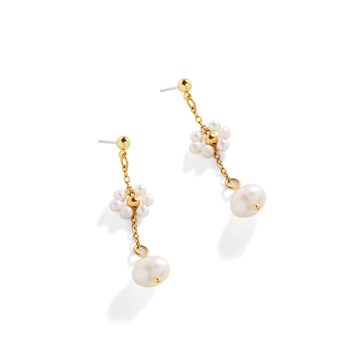 Marguerite Pearl Earrings