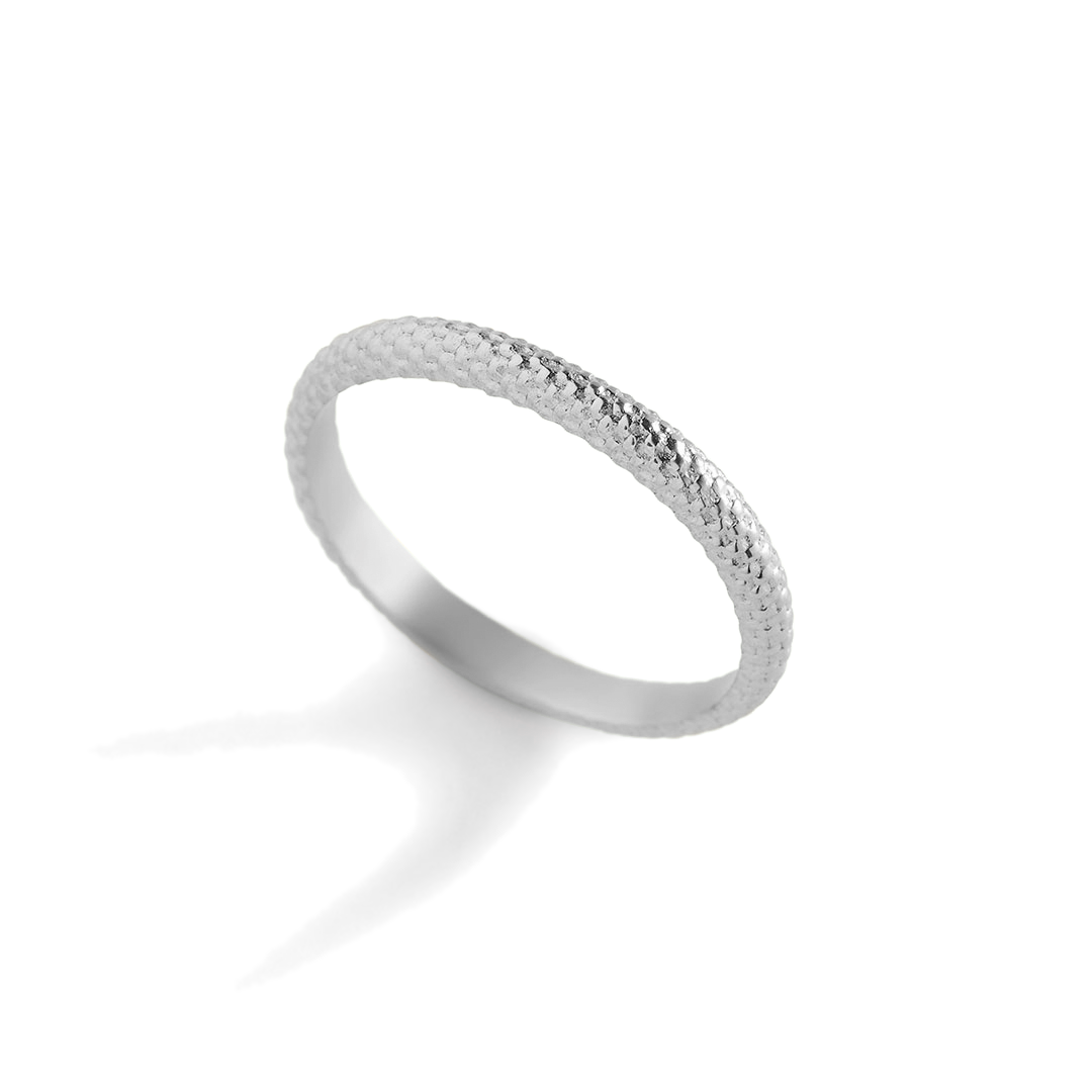 Snakeskin Stacking Ring