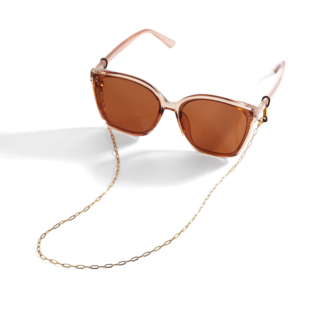 Gold Glasses Chain - Paperclip Chain