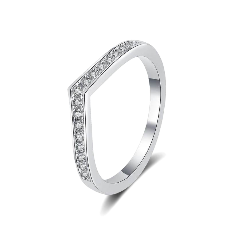 Moissanite Peak Ring - 4