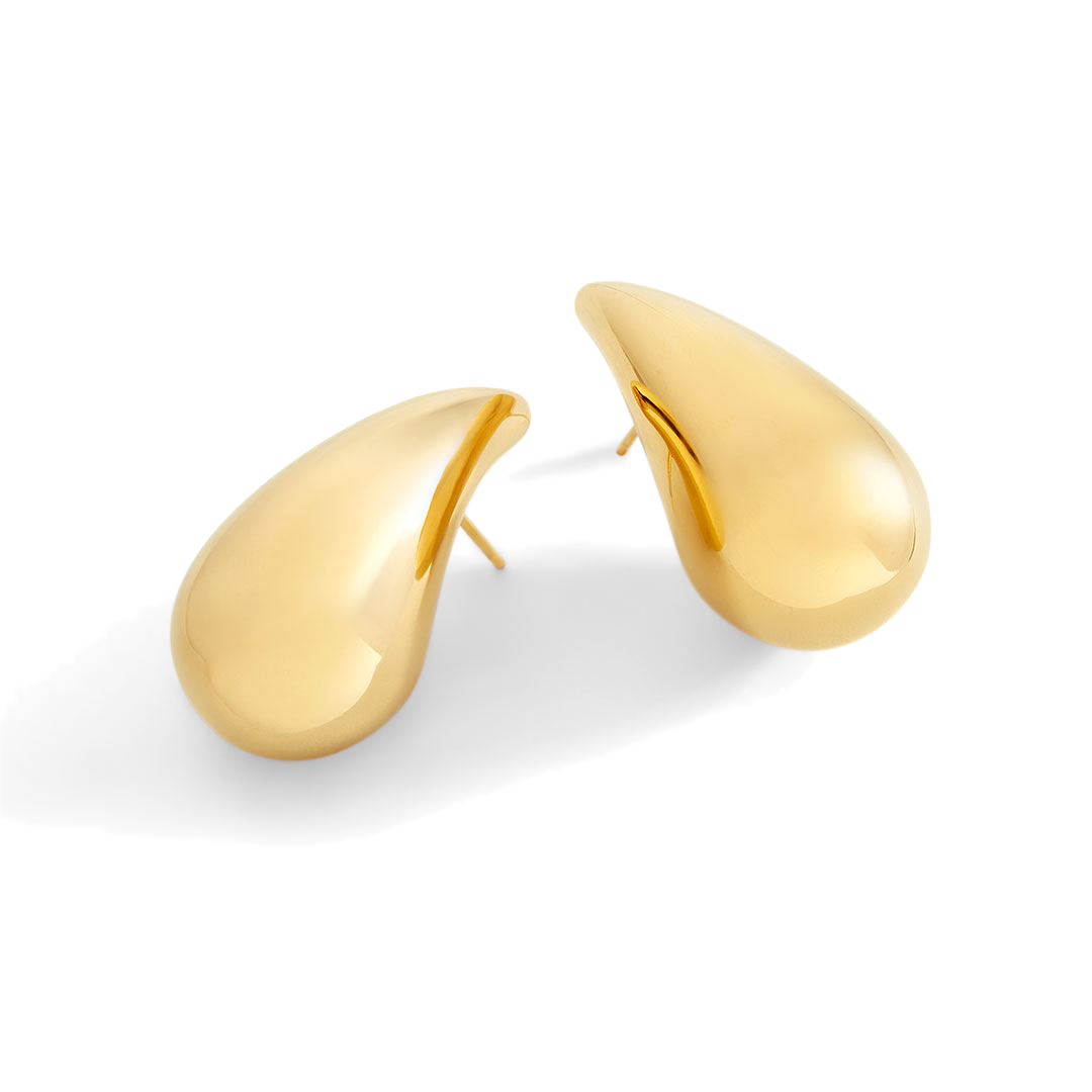 Sculptural Raindrop Earrings