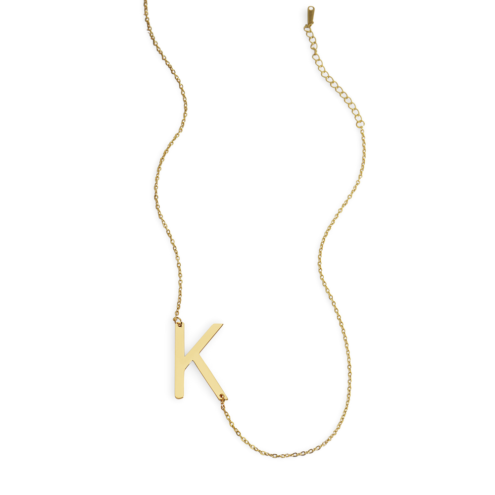 Aussage erste Halskette - 18 Karat vergoldet / A