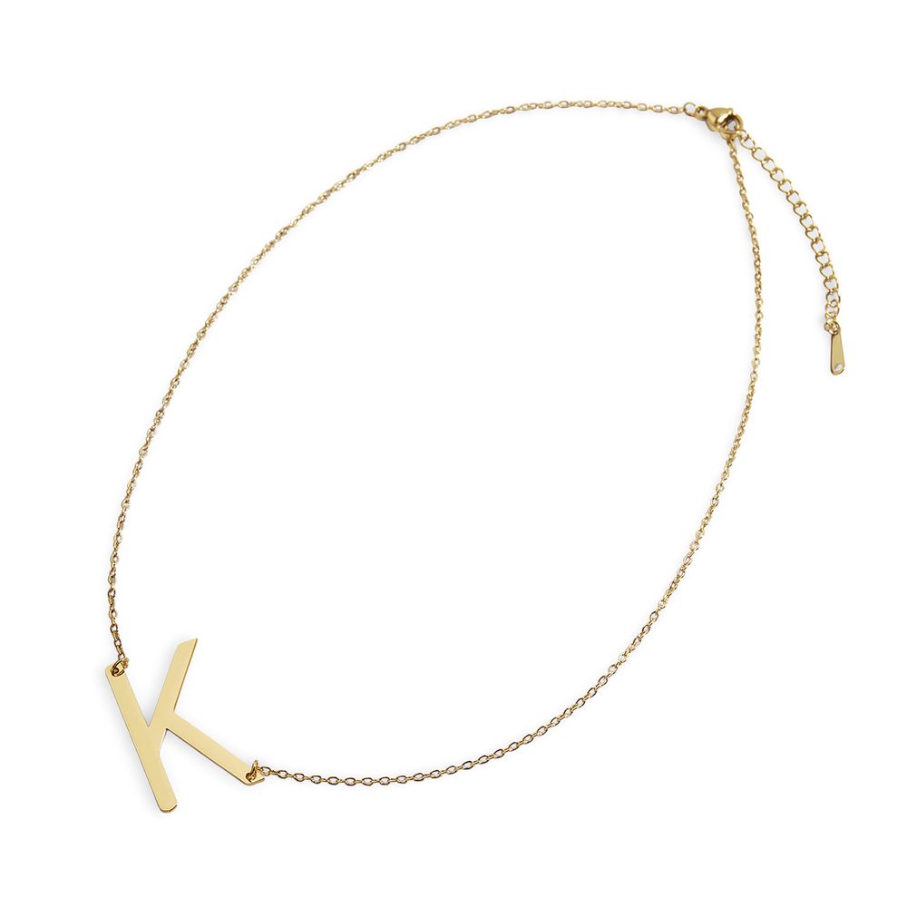 Aussage erste Halskette - 18 Karat vergoldet / A