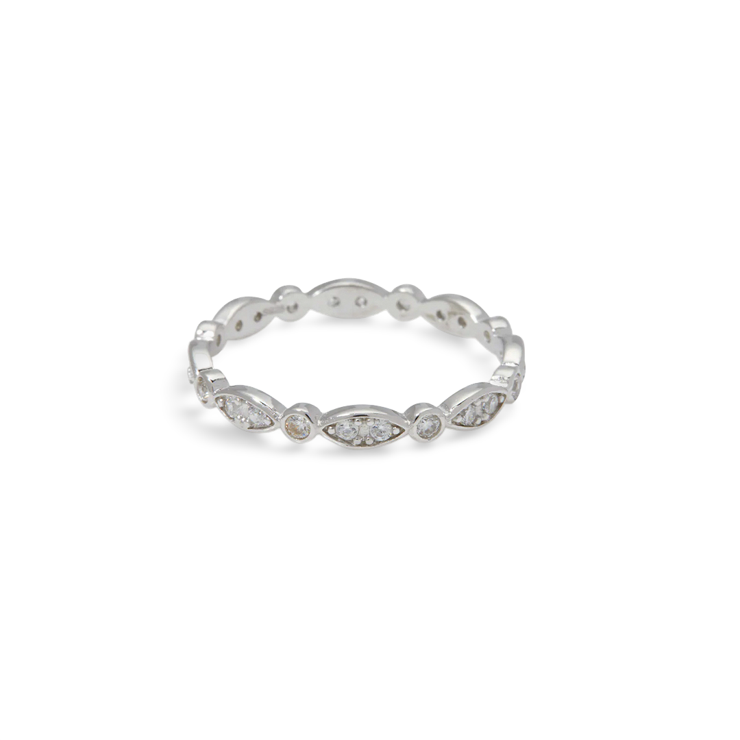 Marquis und Punktband aus Sterlingsilber