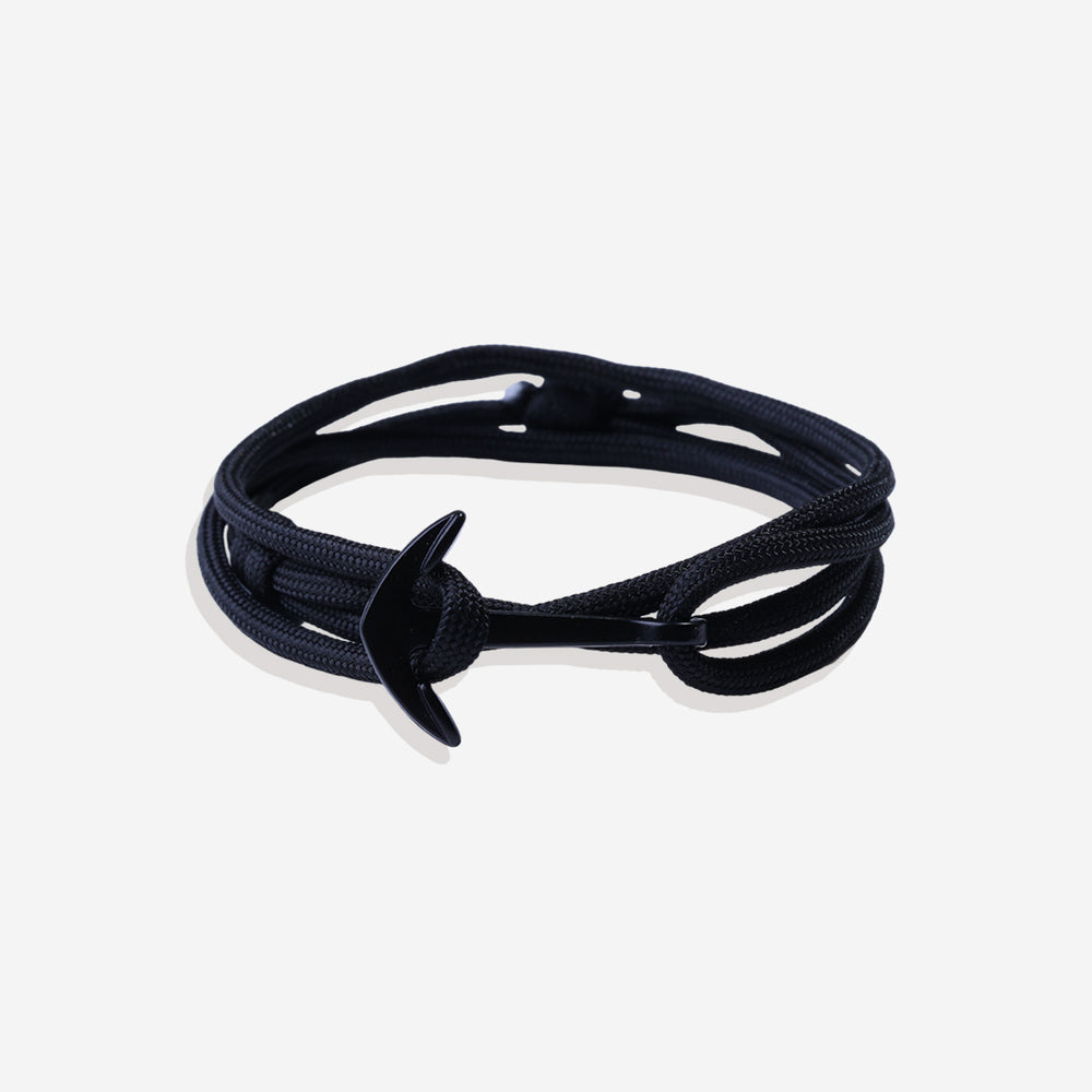 Infinity Cord Bracelet - Black