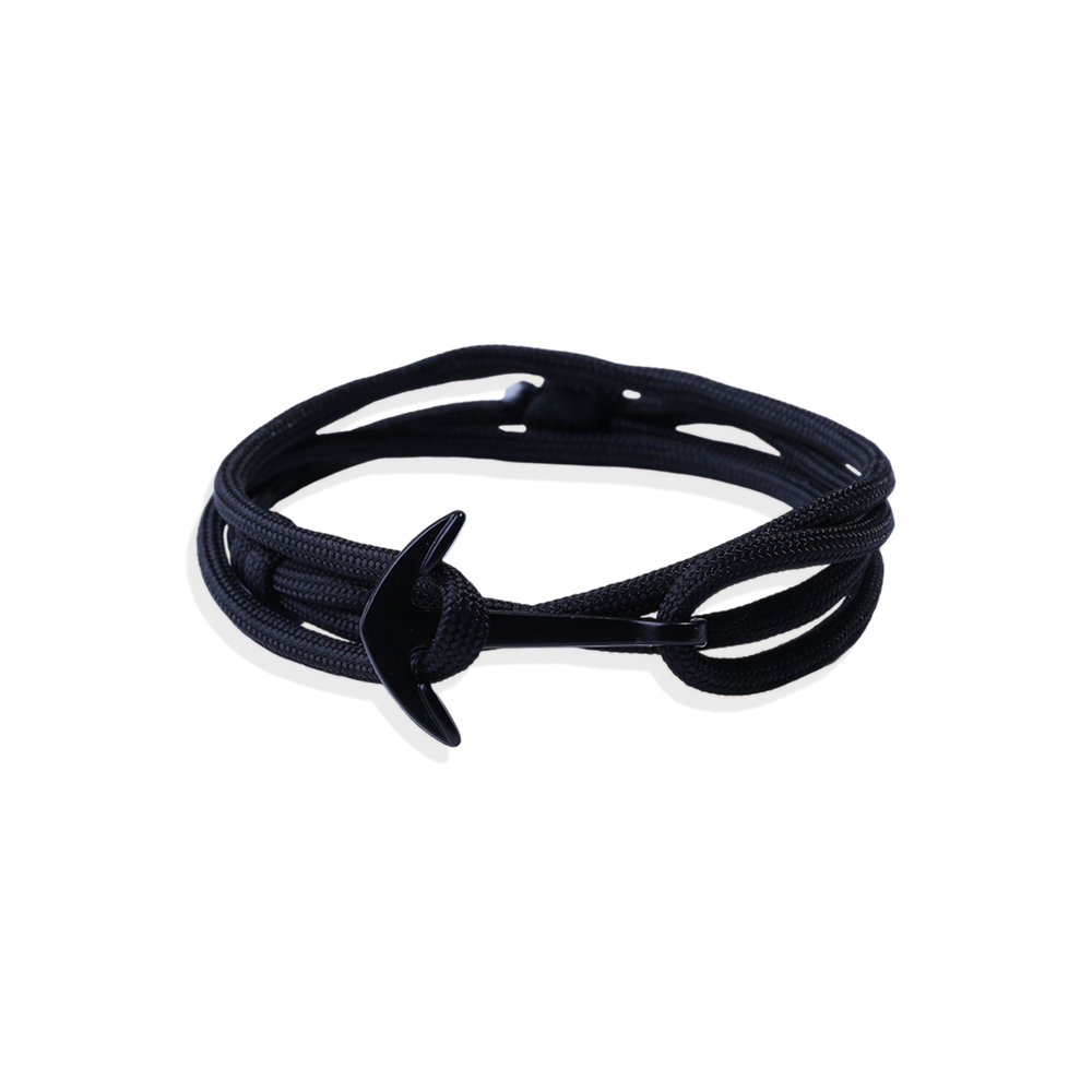 Infinity Cord Bracelet - Black