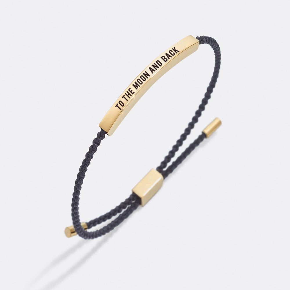To The Moon And Back Inspire Bracelet - Gold / Pink / Standard