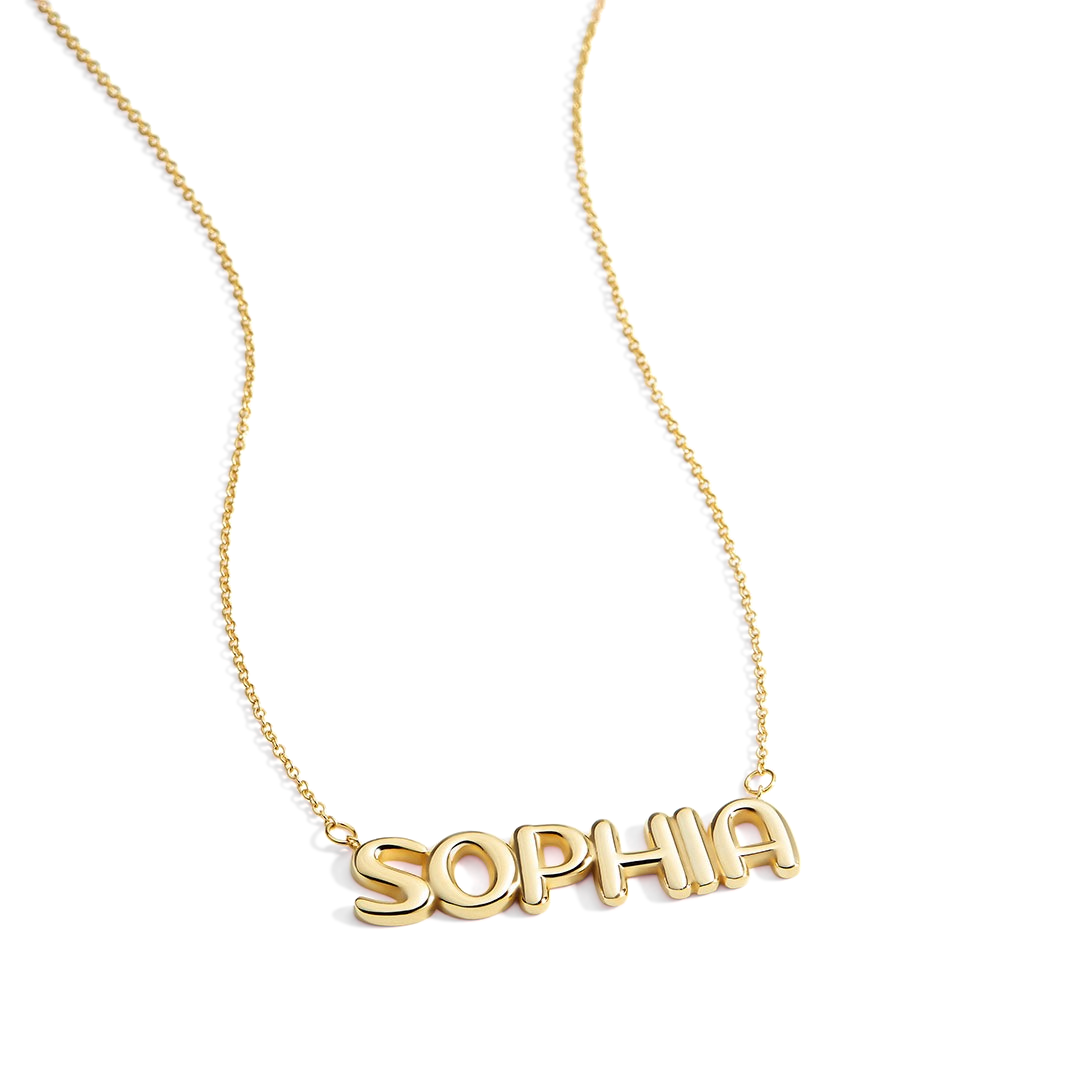 Balloon Name Necklace