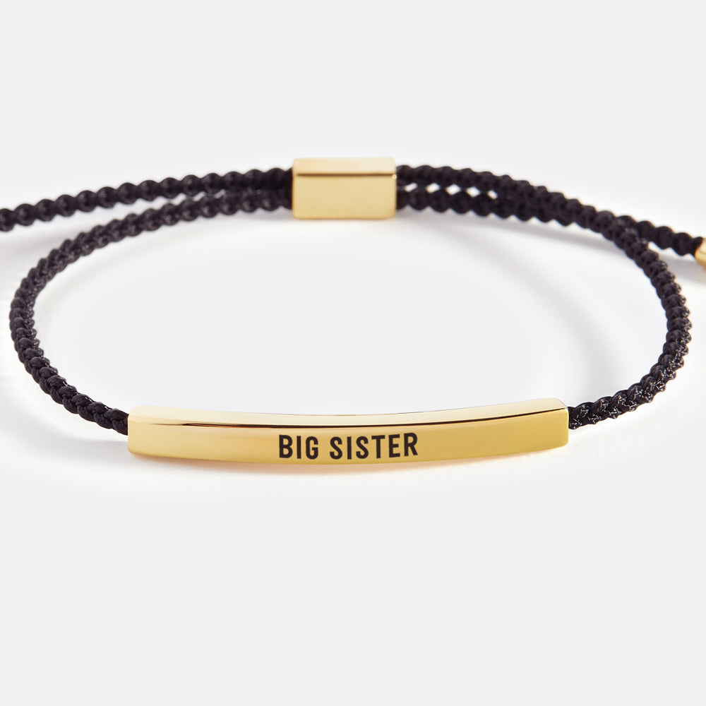 Big Sister Inspire Bracelet - Gold / Midnight Black / Standard