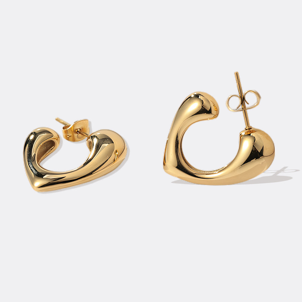 Liquid Love Sculptural Earrings - Default Title