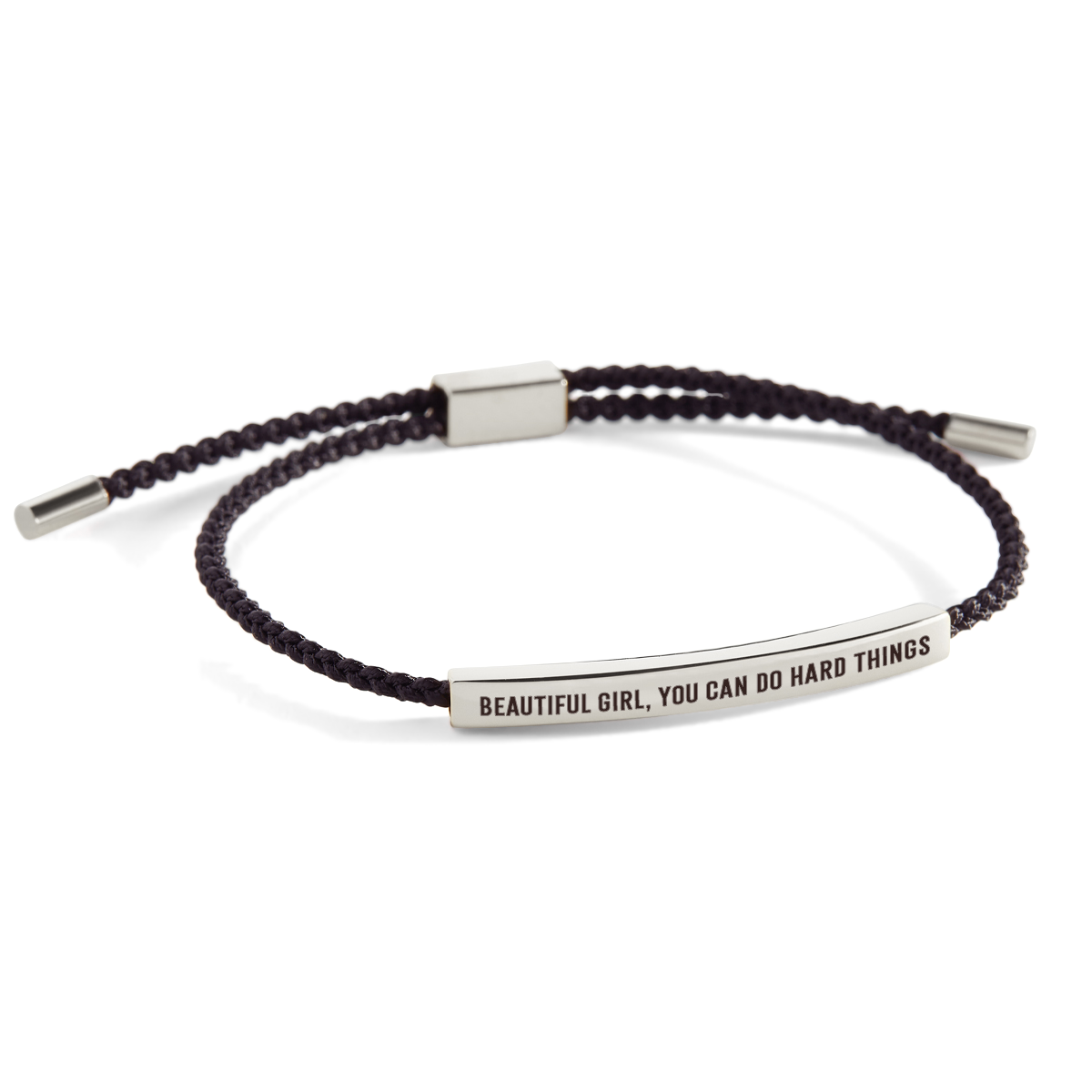 Beautiful Girl, You Can Do Hard Things Inspire Bracelet