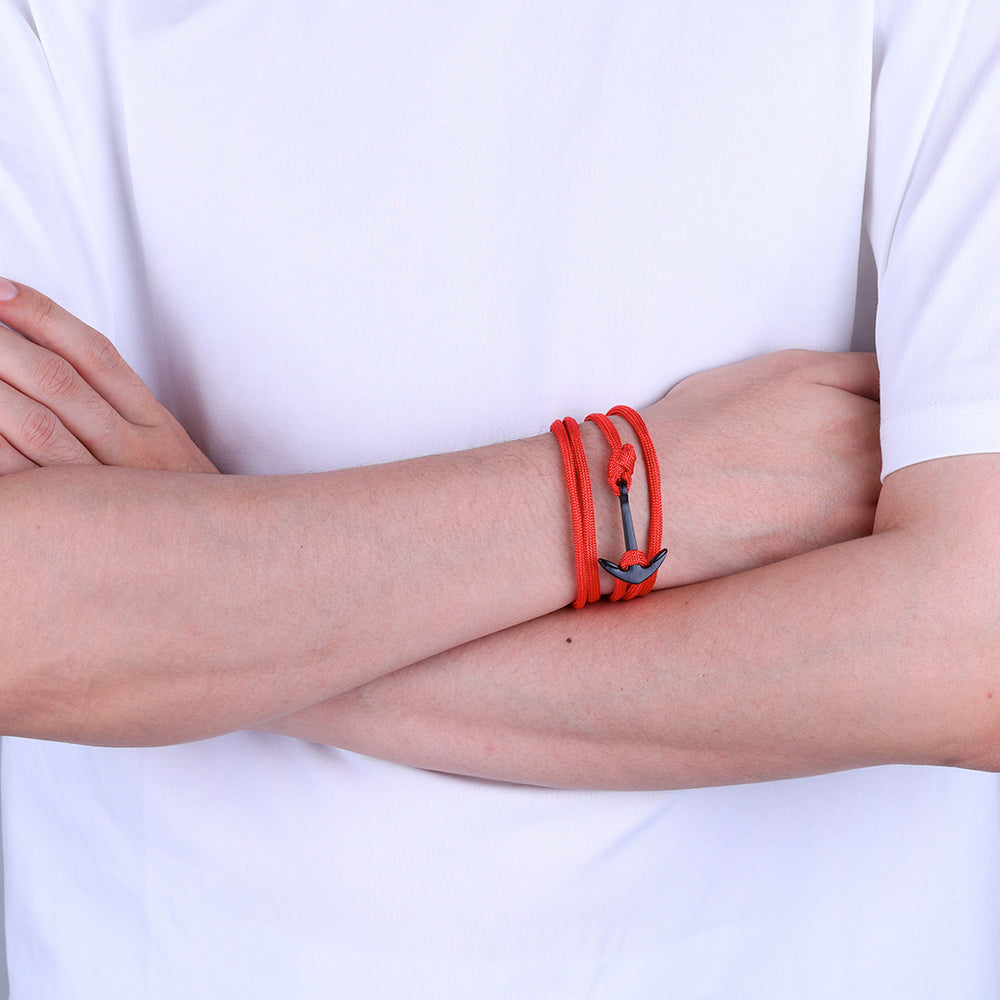 Infinity Cord Bracelet - Black