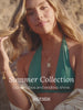 a woman on the beach wearing jewelry for the Summer Collection