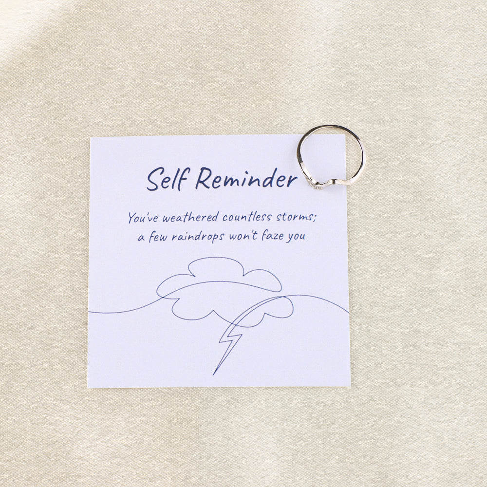 You've Weathered Countless Storms Dainty Wave Ring - 5