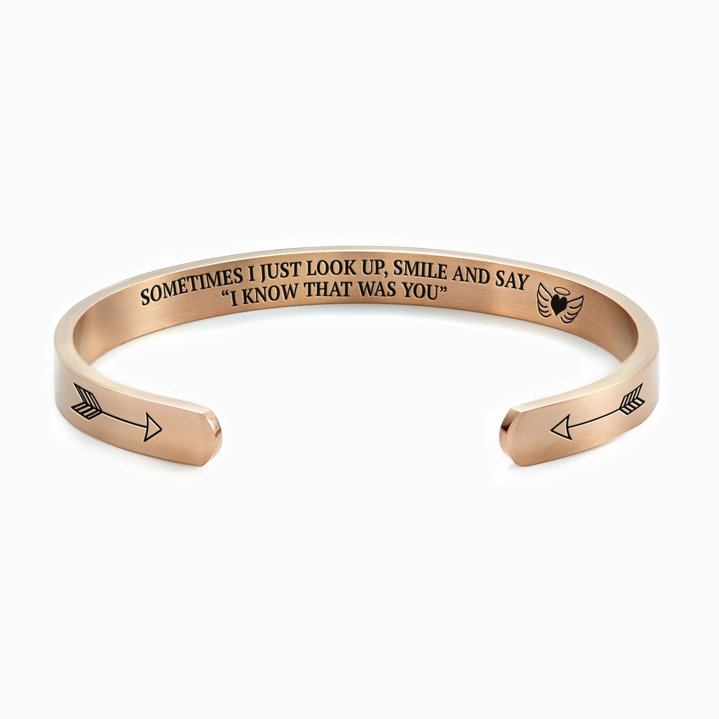 Ich weiß, das warst du Personalisierbares Manschettenarmband