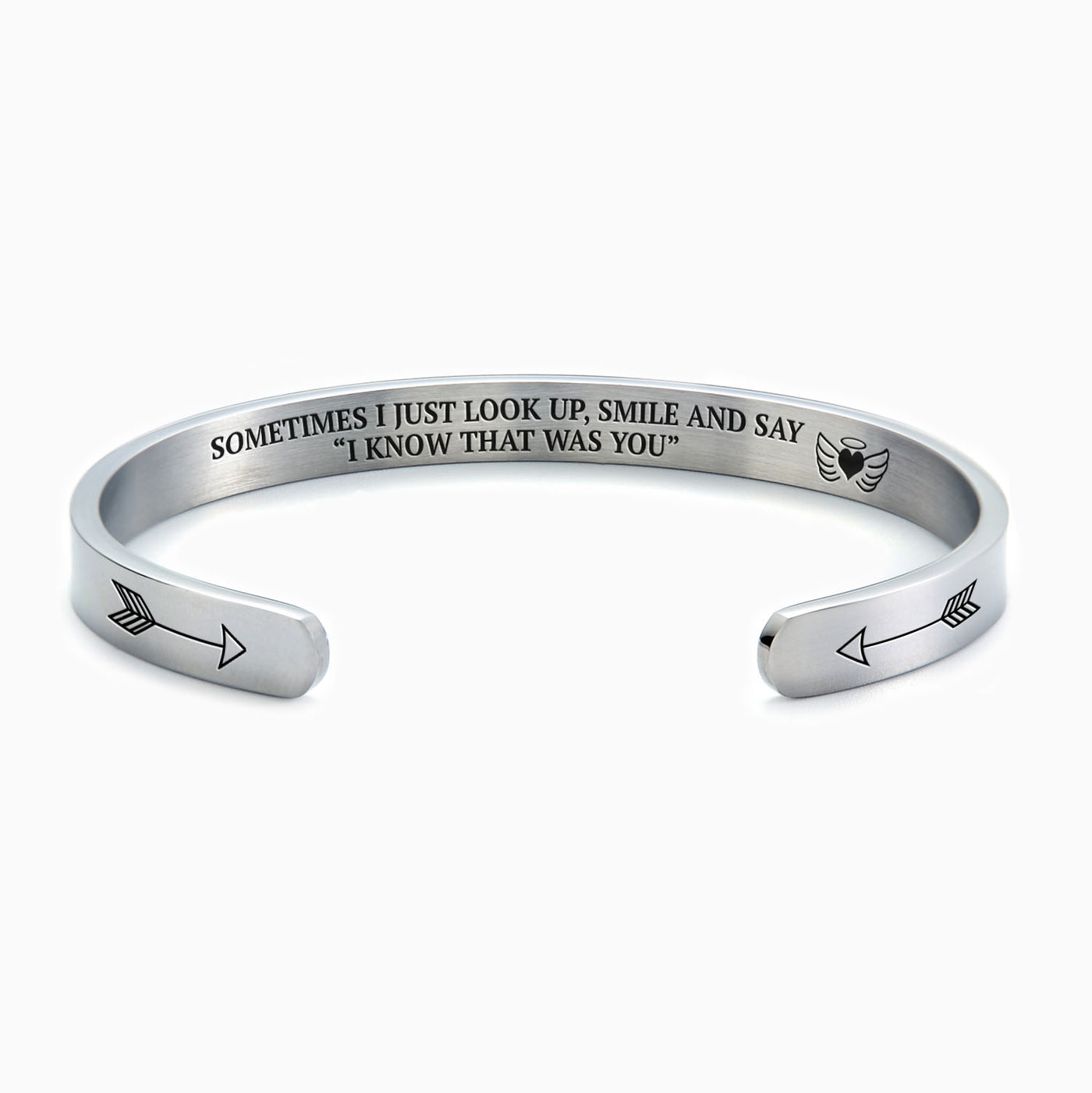 Ich weiß, das warst du Personalisierbares Manschettenarmband
