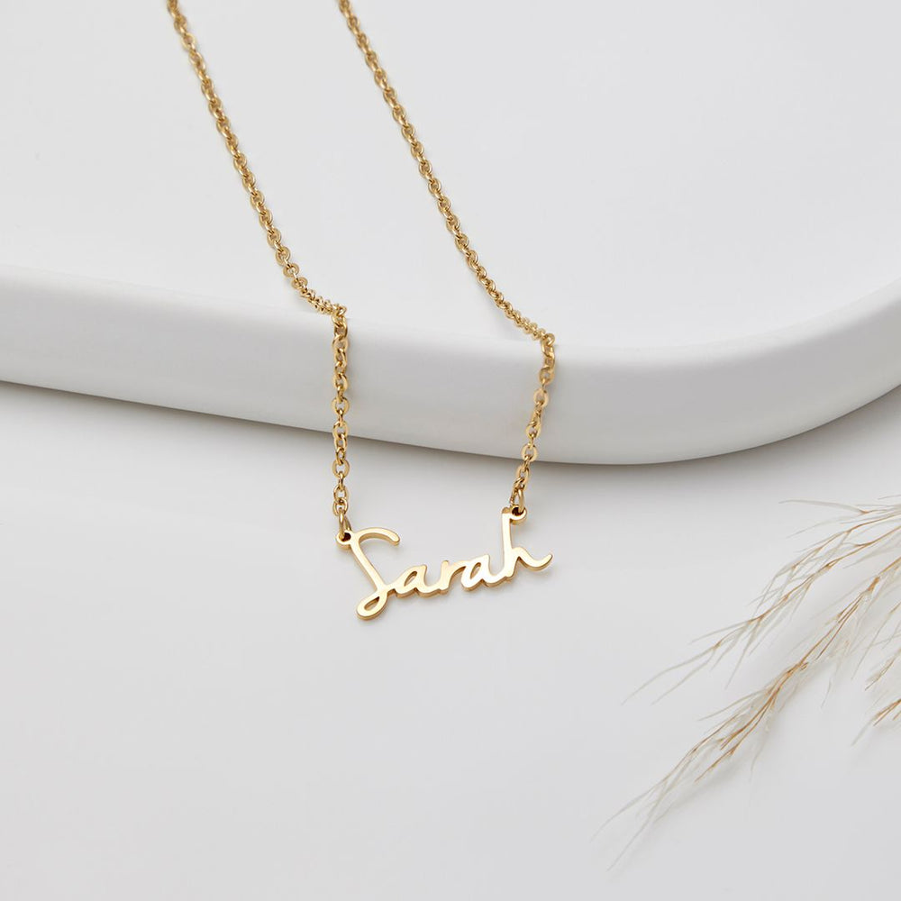 Fairy Name Necklace – Close Fit - Gold / 12"