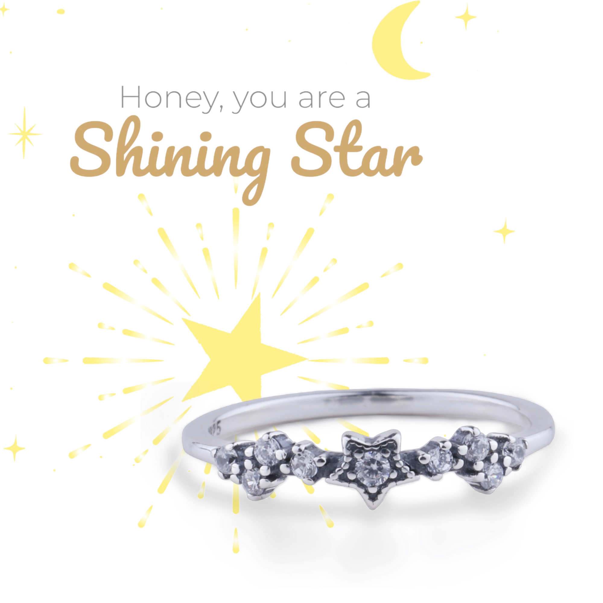 You Were Born To Shine Stars Ring