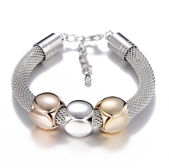 Tri-Cube-Metallarmband